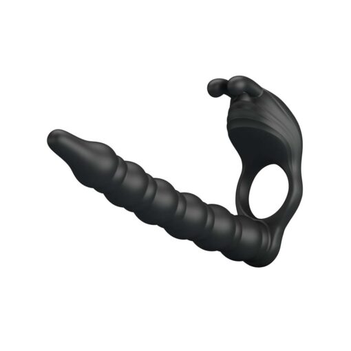 Inel cu Dildo Anal Blackney Black