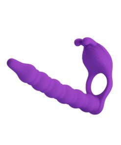 Strapon cu Inel Penis Blackney Purple