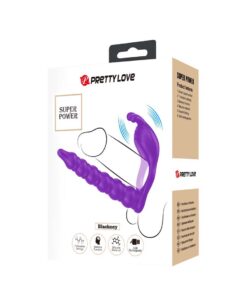 Strapon cu Inel Penis Blackney Purple