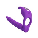 Strapon cu Inel Penis Blackney Violet Strapon cu Inel Penis Blackney Purple