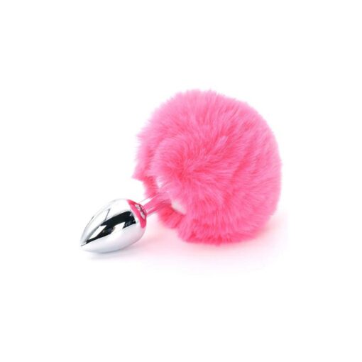 Butt Plug cu Coada de Iepure Roz Toyjoy