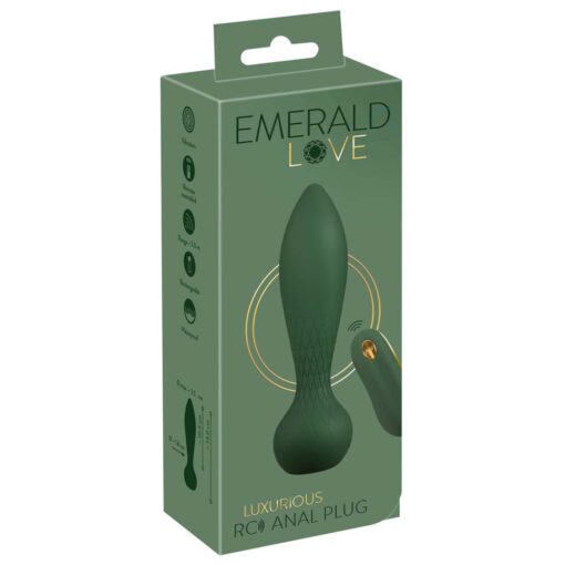 Butt Plug Wireless Emerald Love