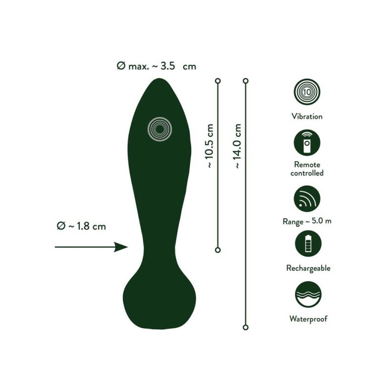 Dop Anal Wireless Emerald Love - imagine 6