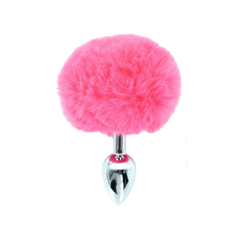 Dop Anal cu Coada de Iepure Roz Butt Plug cu Coada de Iepure Roz