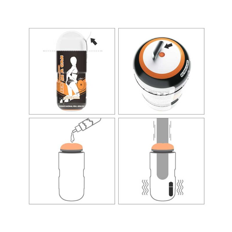 Masturbator Vibrator Sex In A Can - imagine 3