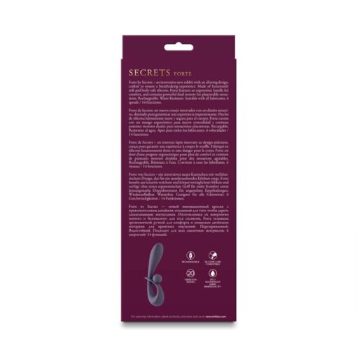 Vibrator Rabbit Secrets Forte versatil premium
